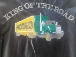 Kamizelka skórzana King of the Road-Master Truck, Tracker , nowa