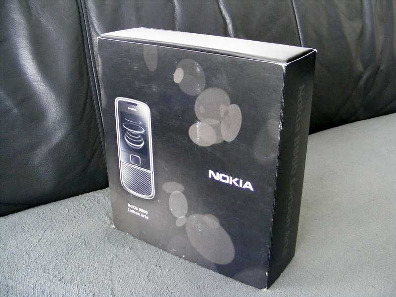 Pudełko Nokia 8800 Carbon Arte ERA Titanium