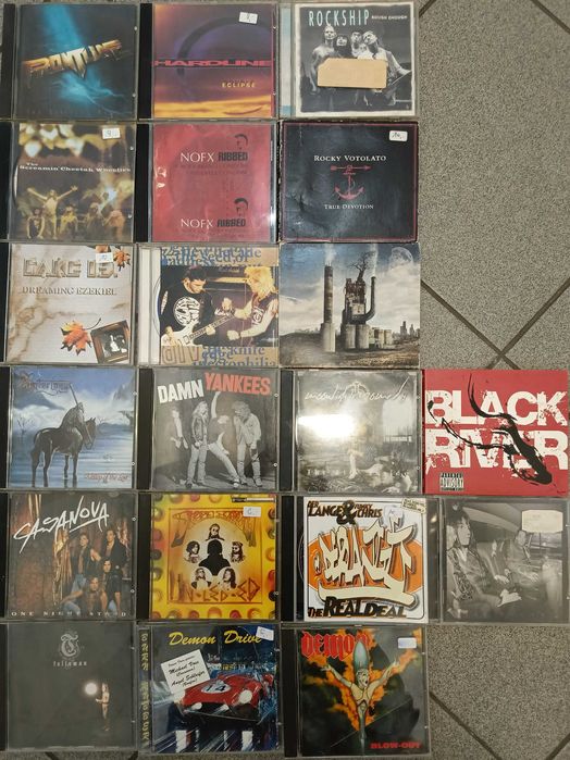 Płyty cd. -:zestaw nie tylko rockowo-metalowy