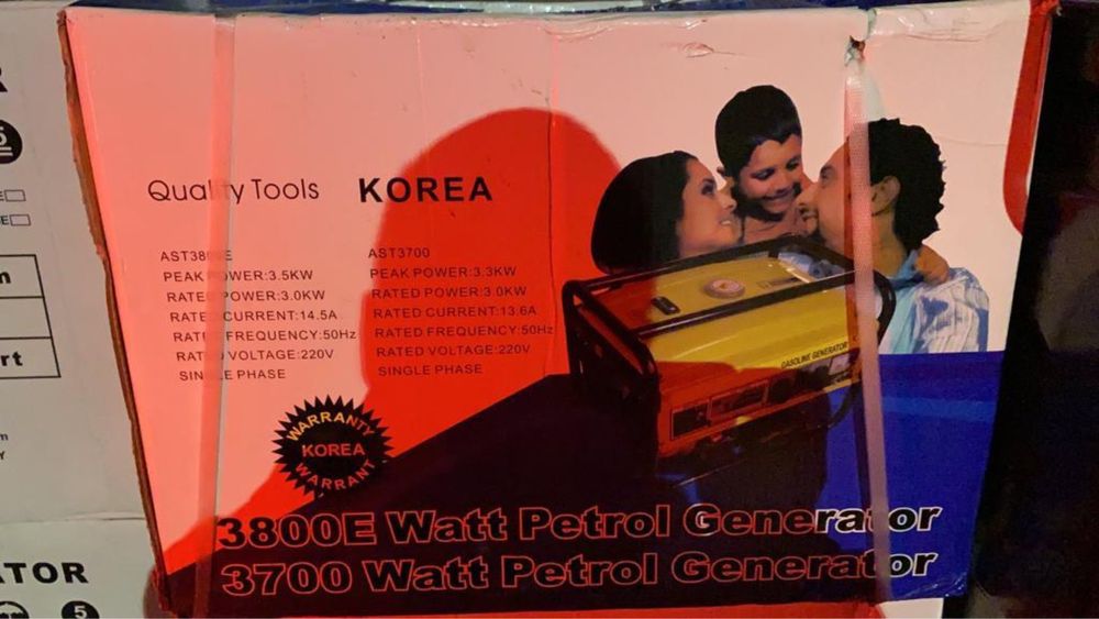 Продам генератори AST3800E Korea 3.3 кВт