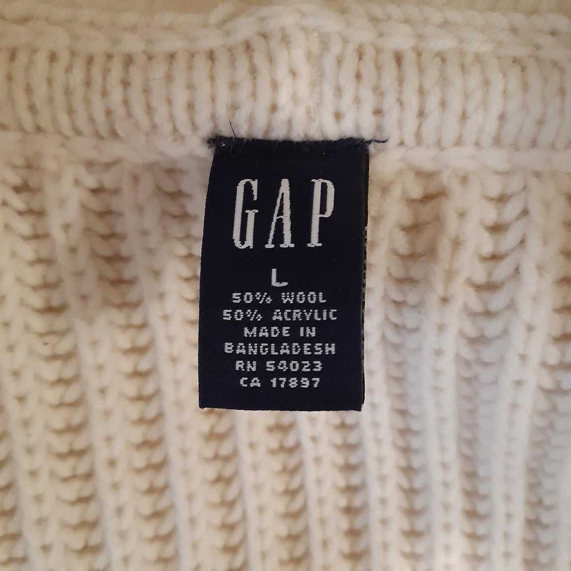 Пальто вязаное Gap р.L (48-50) 50% шерсть