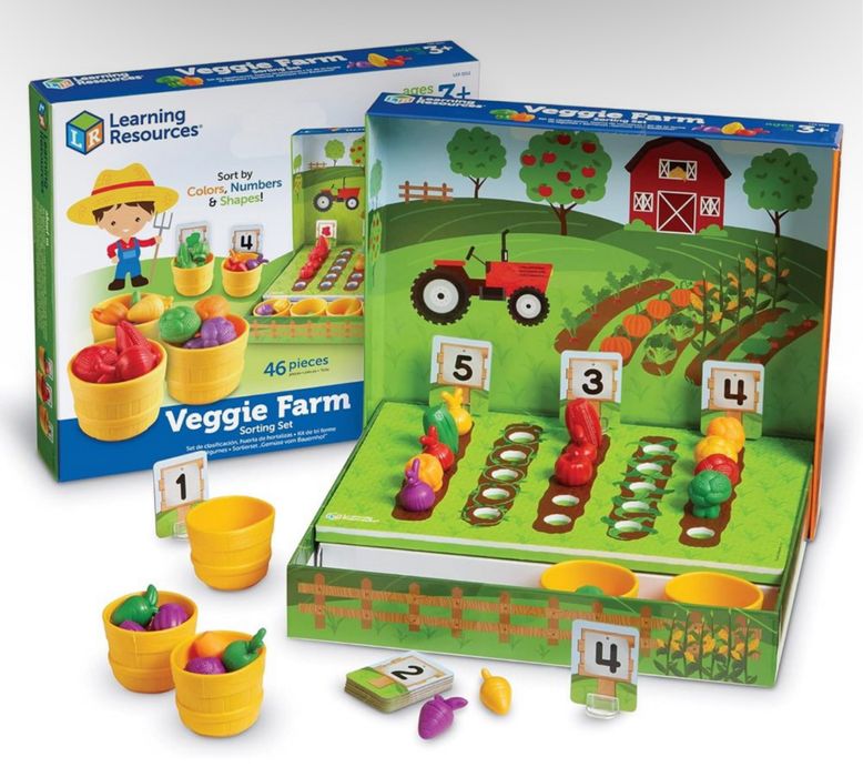 Навчальний ігровий набір-сортер Розумний Фермер Veggie Farm