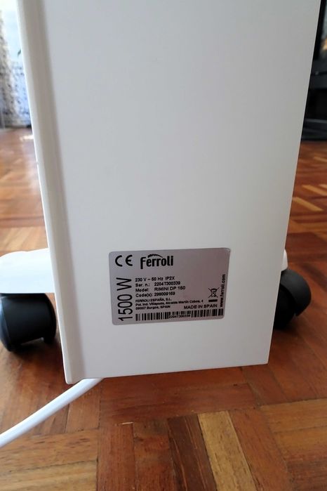 Emissor térmico - Aquecedor - Ferroli com Garantia