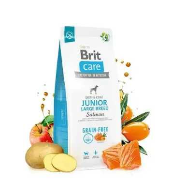 Корм Брит Кеа для молодих собак больших пород Brit Care 12 кг