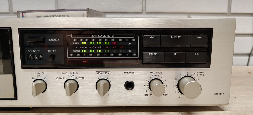Magnetofon deck DENON RD-M07. Po serwisie