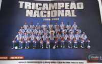 poster FCPorto tricampeão nacional 2006 a 2008