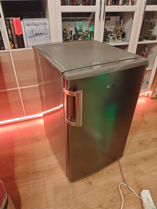 Lodówka CANDY CCTOS 502XH 84cm Srebrna, sprawna za darmo