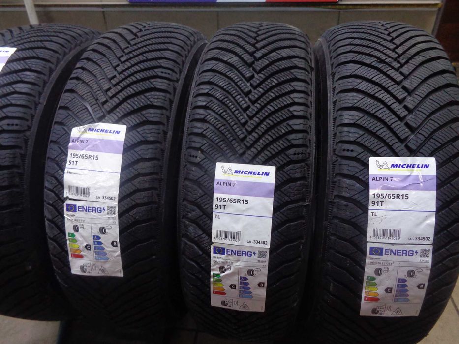 195/65R15 MICHELIN Alpin 7 , Nowe Opony Zimowe , kl. PREMIUM
