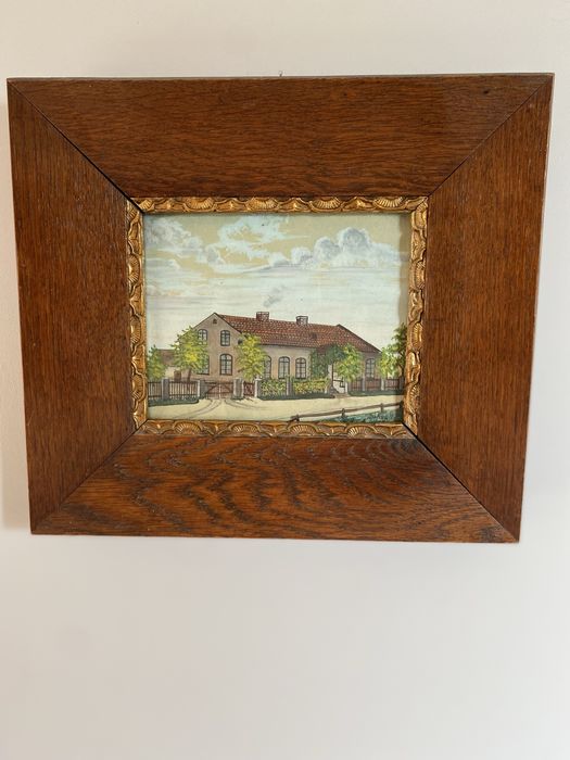 Stary obraz 29/33 za szkłem