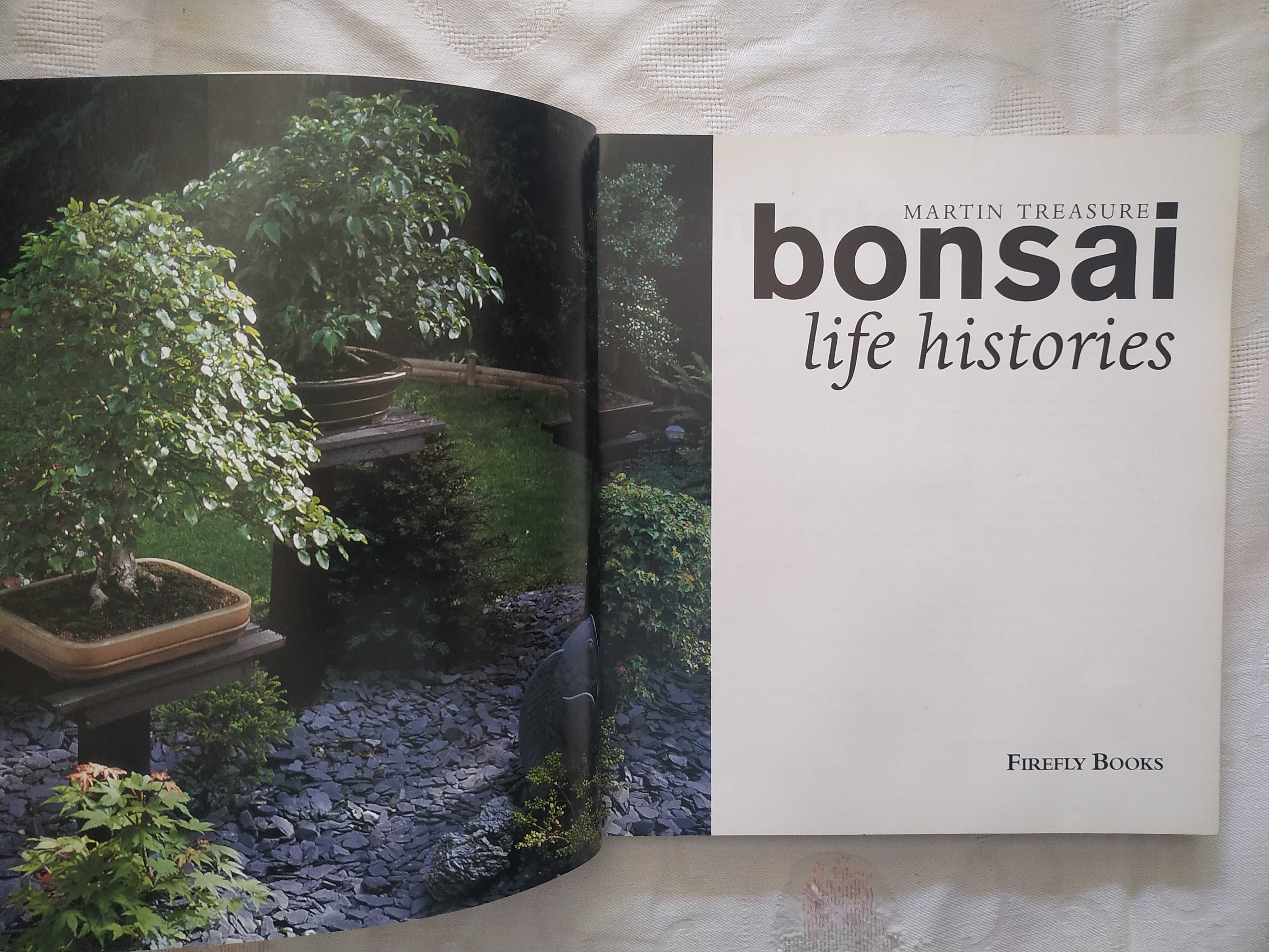 Livro Bonsai: Life Histories de Martin Treasure com Capa dura.