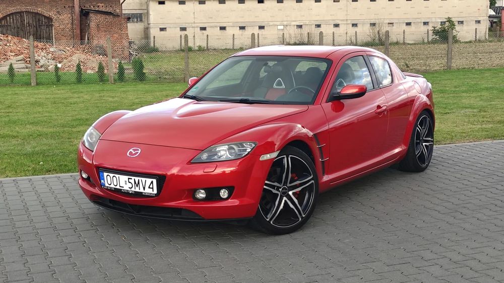 Mazda RX-8 Piękna Czerwona Perła, Zadbana, Serwisowana