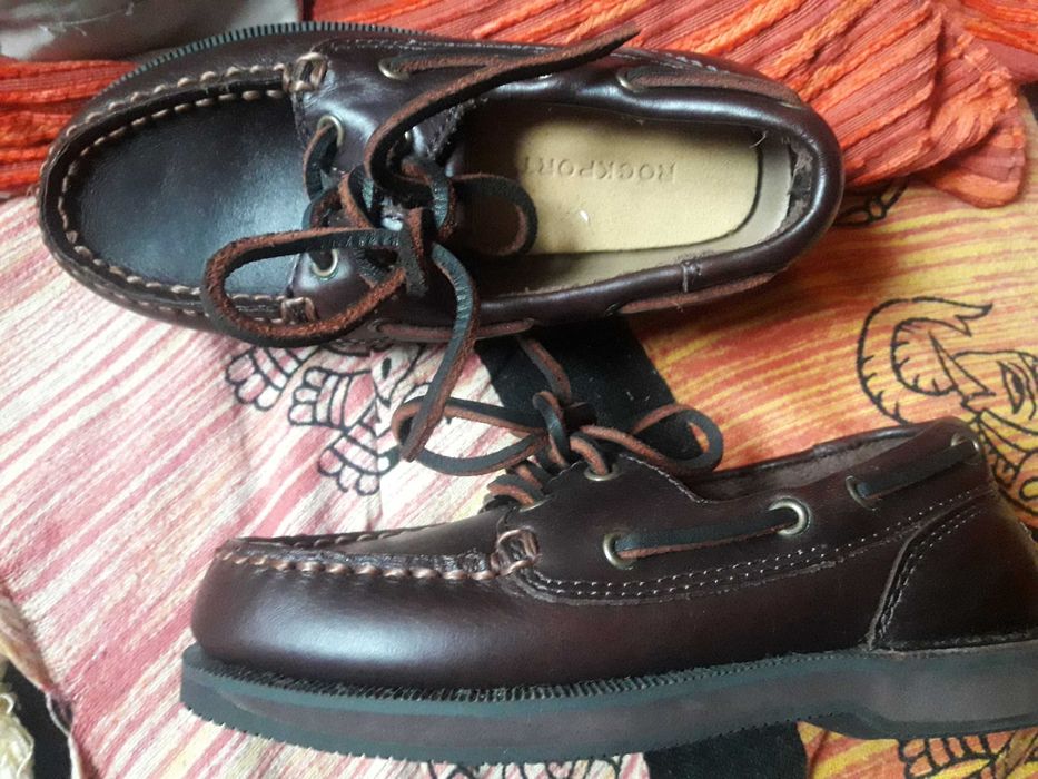 sapatos de vela rockport novos
