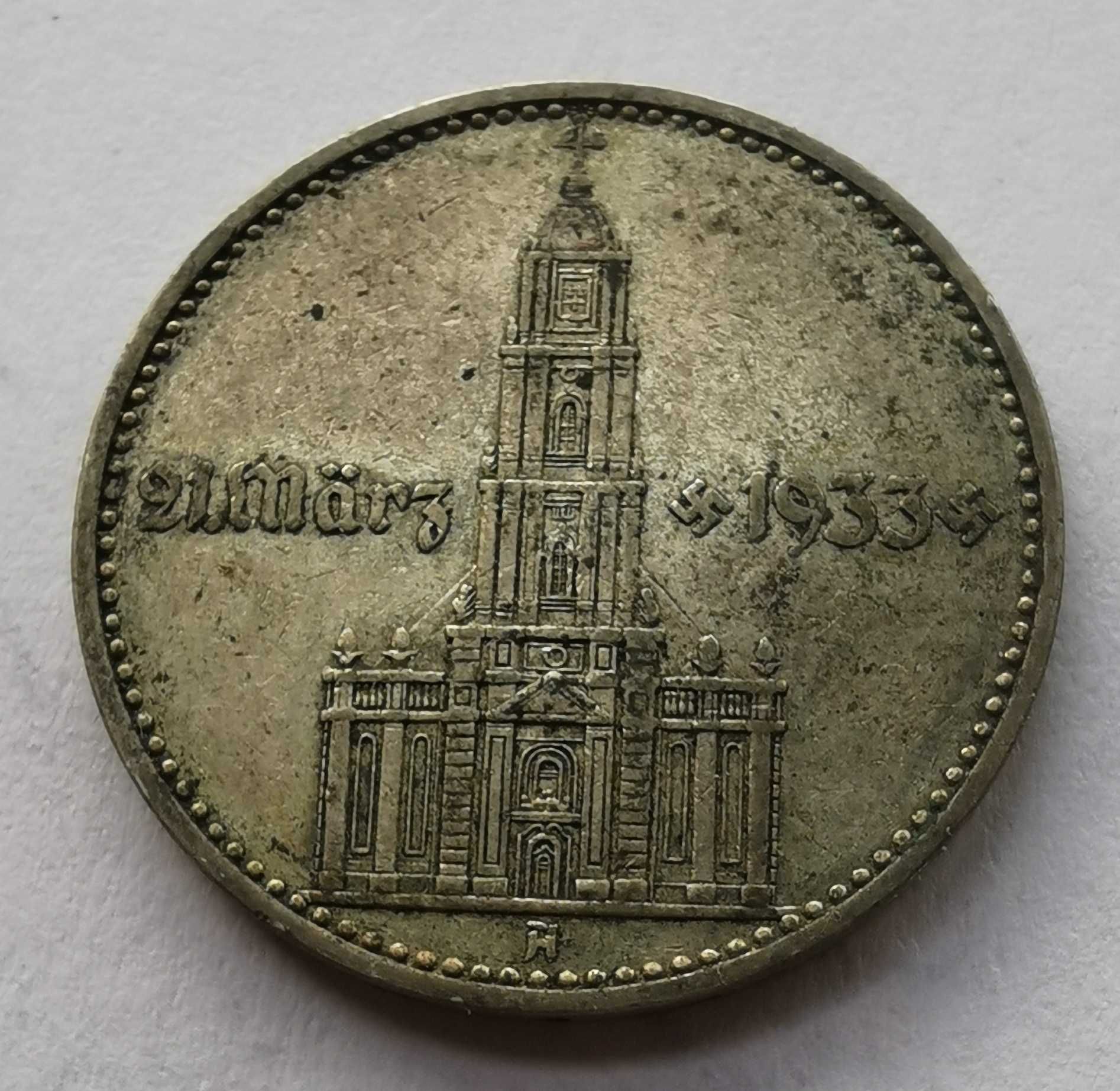 2 marki 1934 A Katedra Niemcy srebro