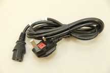 Kabel przewód zasilający -UK- konsolę, monitor, komputer - 1,7m