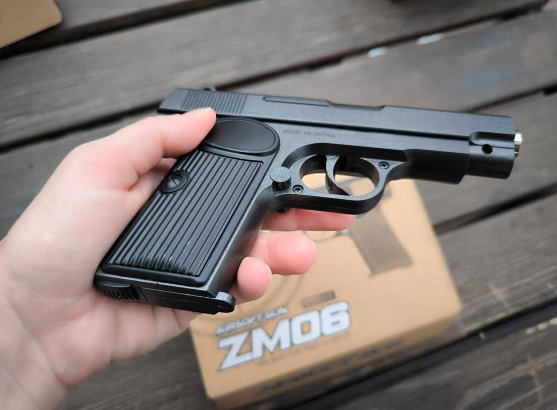 Пістолет ZM06 від cyma  дитячий іграшковий +250 пуль 6 мм