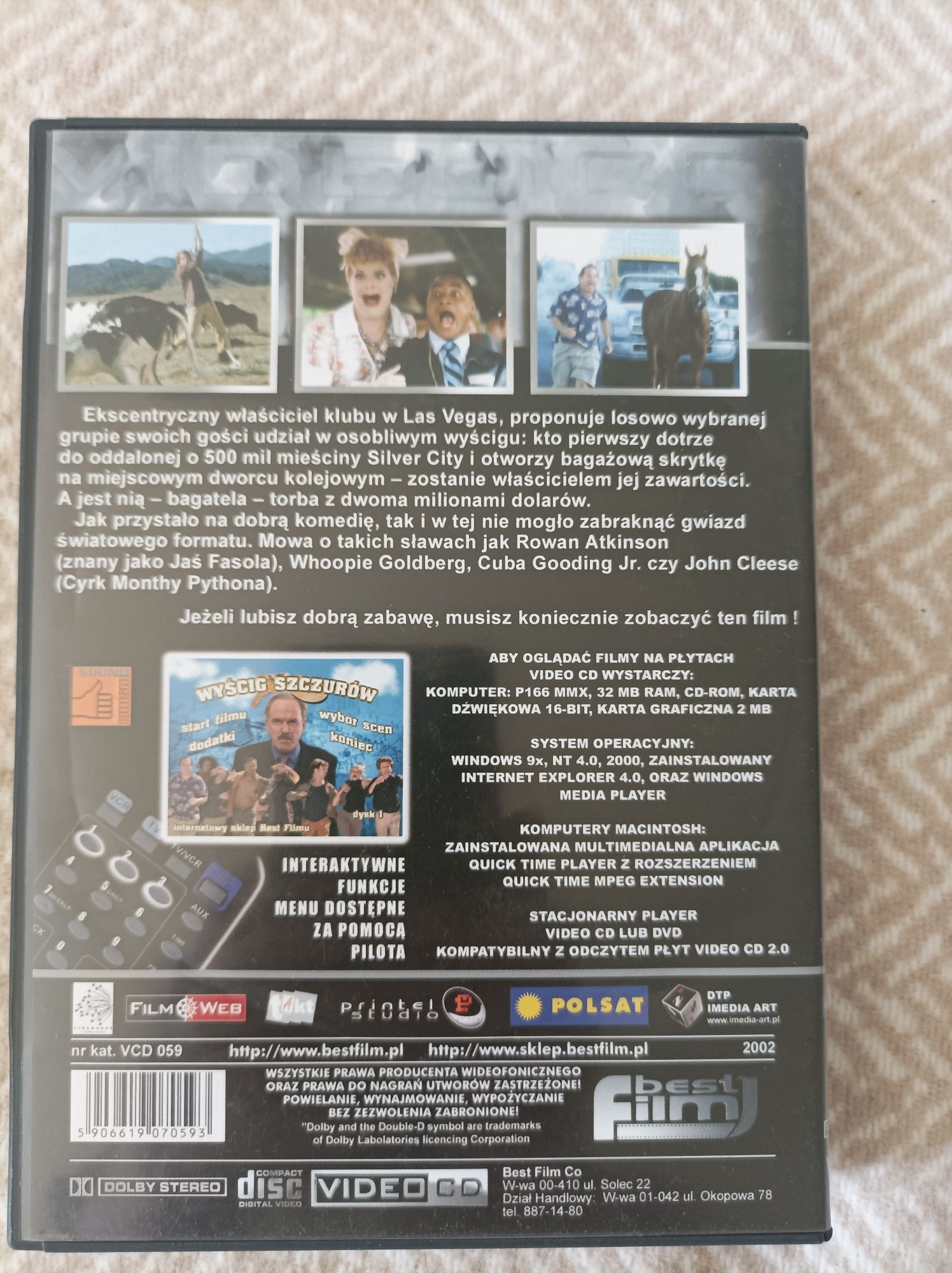 Wyścig Szczurów, film DVD