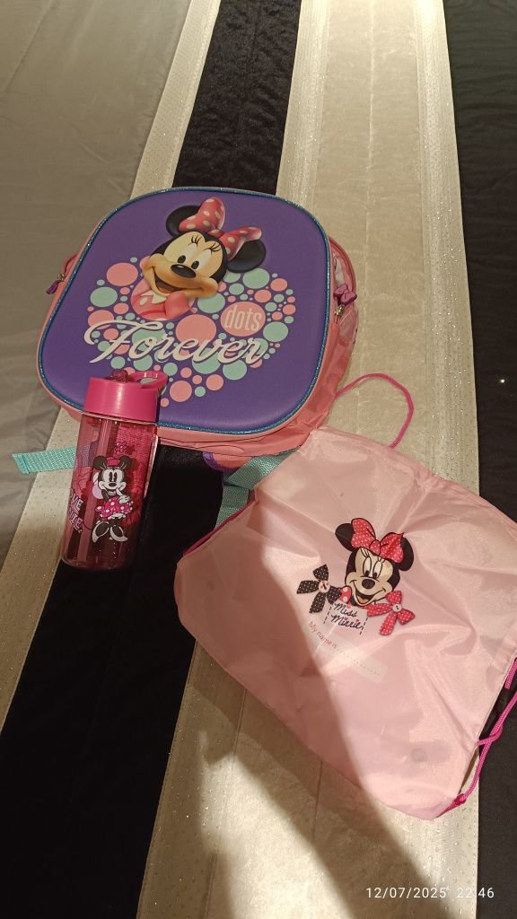 Conjunto mochila Minnie / Escolar