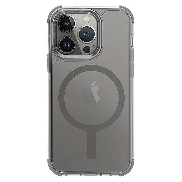 Etui UNIQ Combat Magclick Charging do iPhone 15 Pro - szare