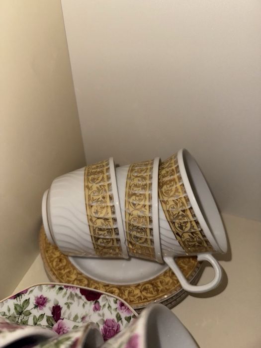 Чайный сервиз | чайные чашки | кофейные чашки по 3 шт.