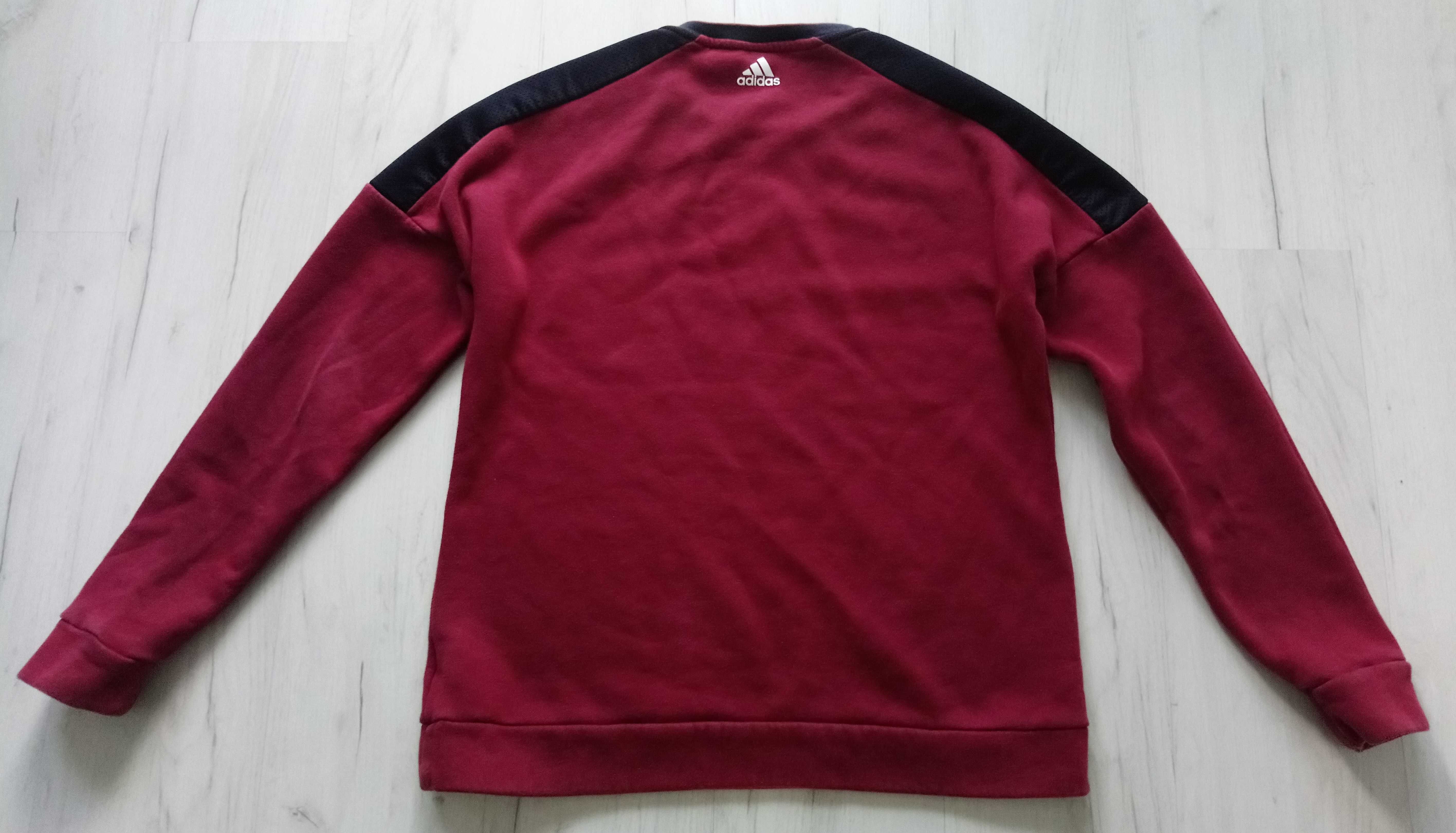 Piękna męska bluza ADIDAS rozmiar L czerwona wysyłka gratis!