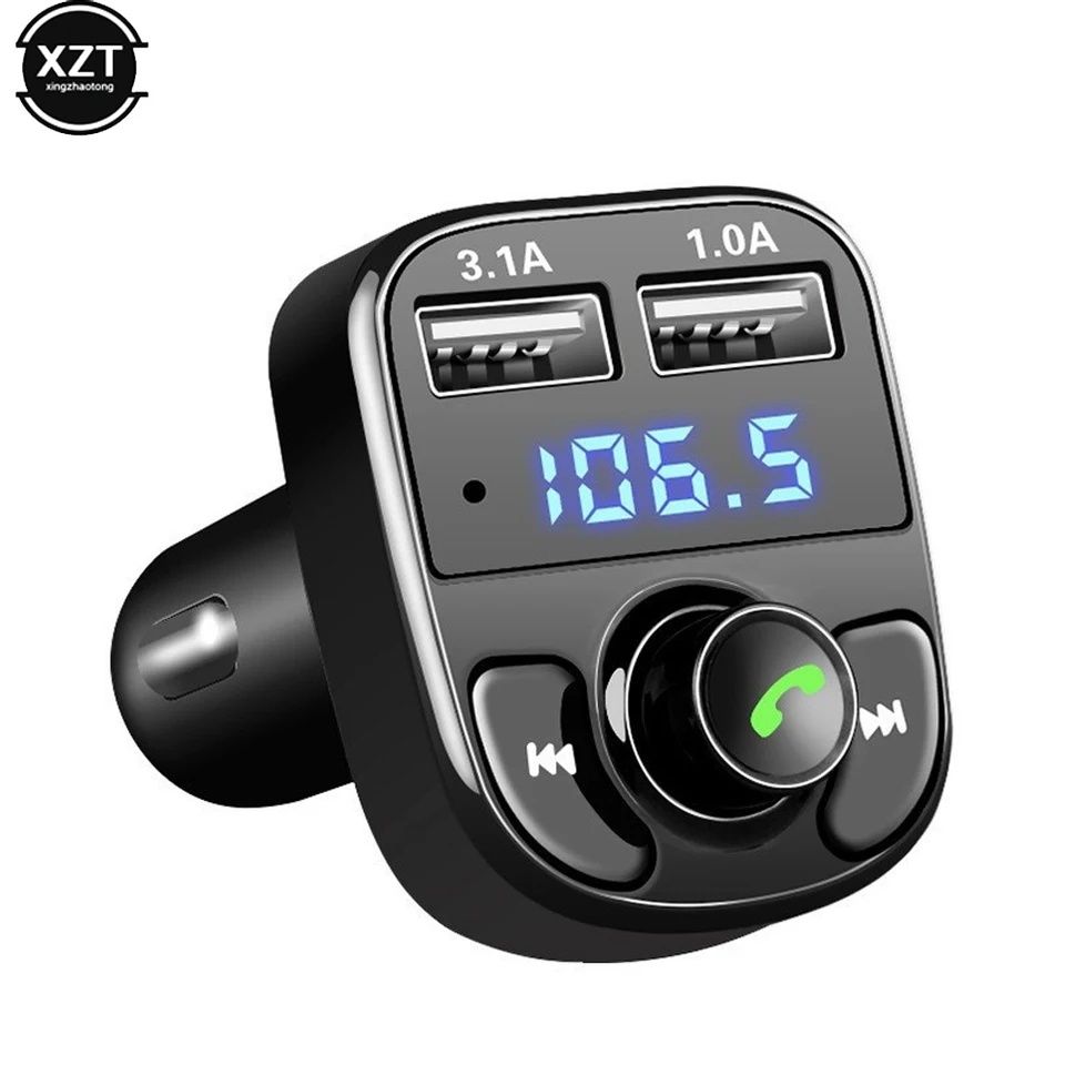 Transmiter samochodowy Monpax Transmiter Bluetooth FM Ładowarka 2xUSB