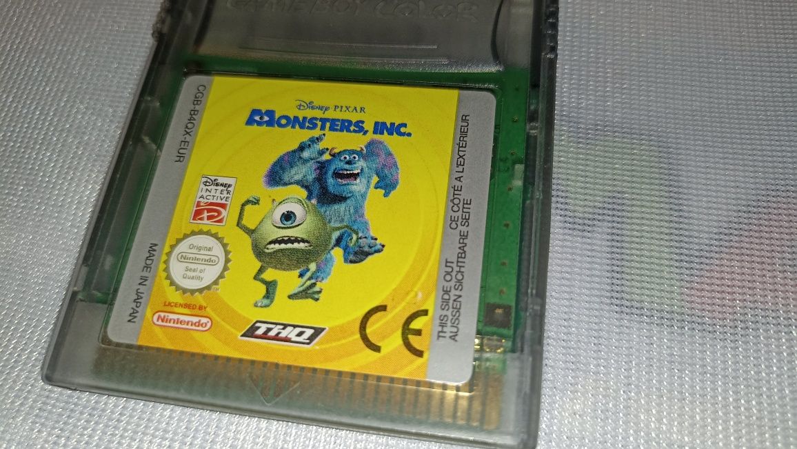 Potwory i Spółka Monsters Inc Nintendo Game Boy Color sprawna