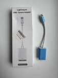 Переходник Lightning to USB Подключение флешки к айфону, айпаду Iphone