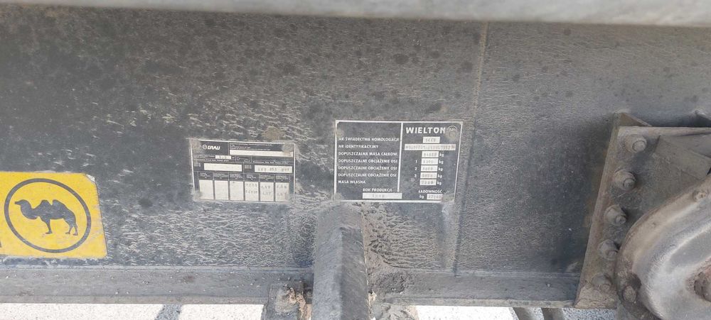 Wielton W33, 2000r, naczepa wywrotka