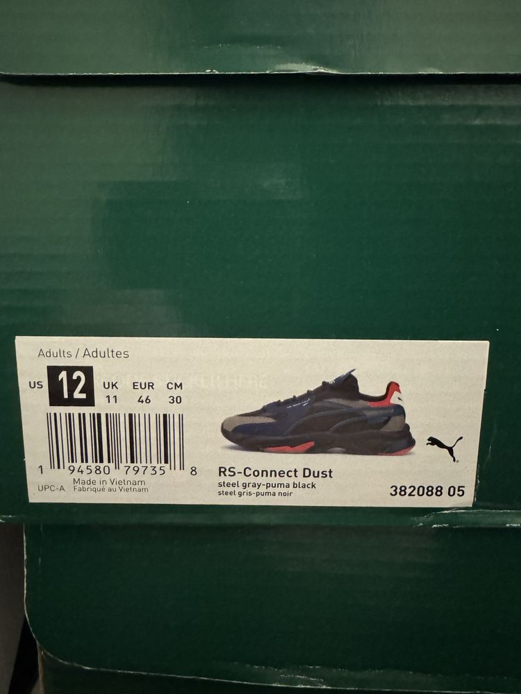 НОВІ PUMA ОРИГІНАЛ 12 46 30см чоловічі кросівки RS-Connect 38208805
