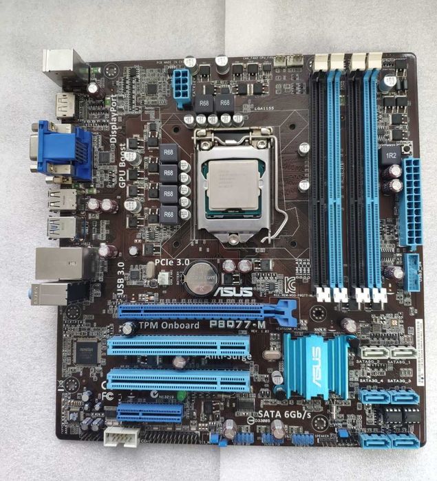 Материнська плата ASUS P8Q77-M, LGA 1155