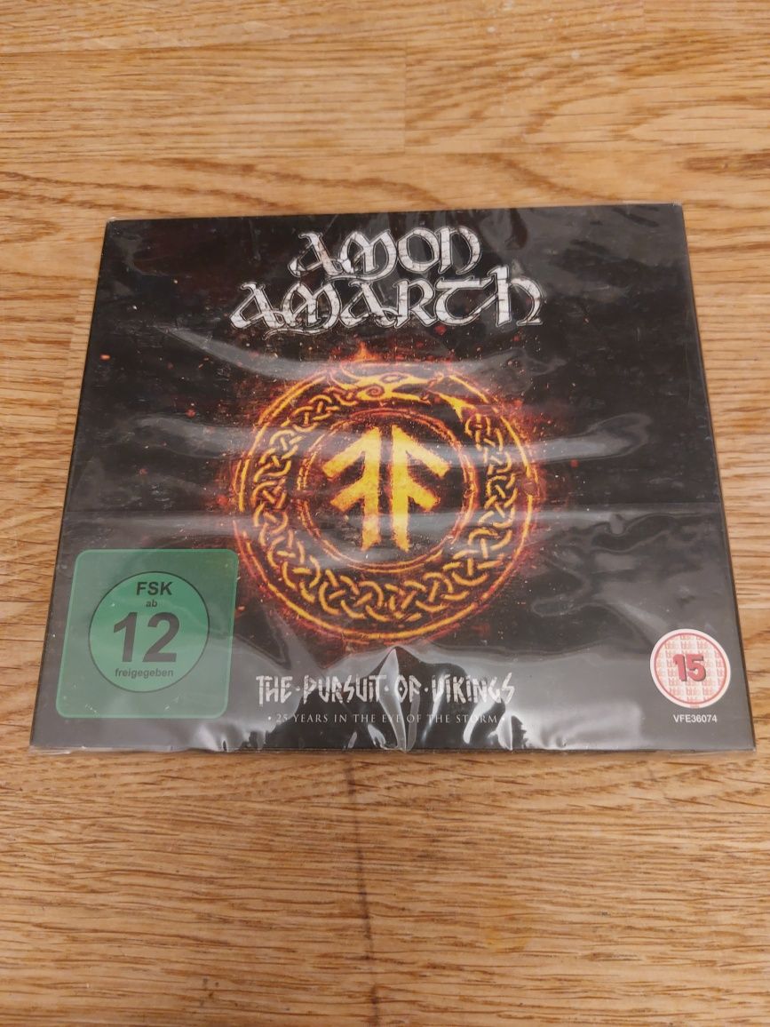 Amon Amarth 2DVD + CD The Pursiut Of Vikings Folia 2018