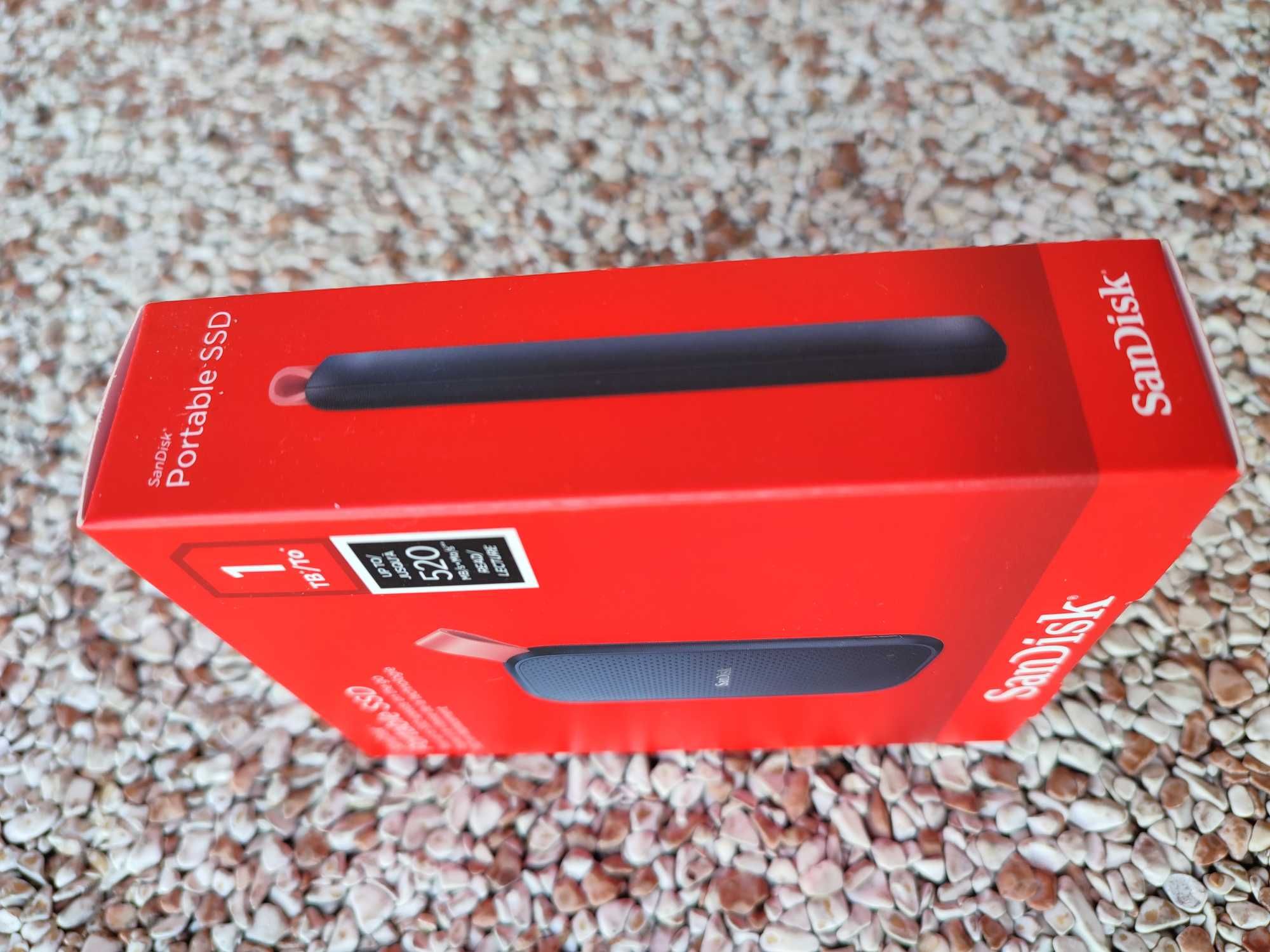 SanDisk Portable SSD 1TB. USB-C 3.2 gen2. Nowy, przenośny dysk SSD.