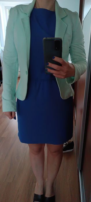 Miętowa marynarka XS S.Oliver.