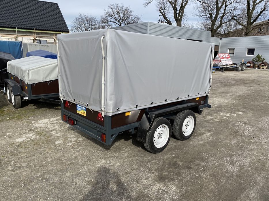 ПРОДАЖ Новий Фанерний Двухвісний причіп в наявності!!!2.5-3.0м