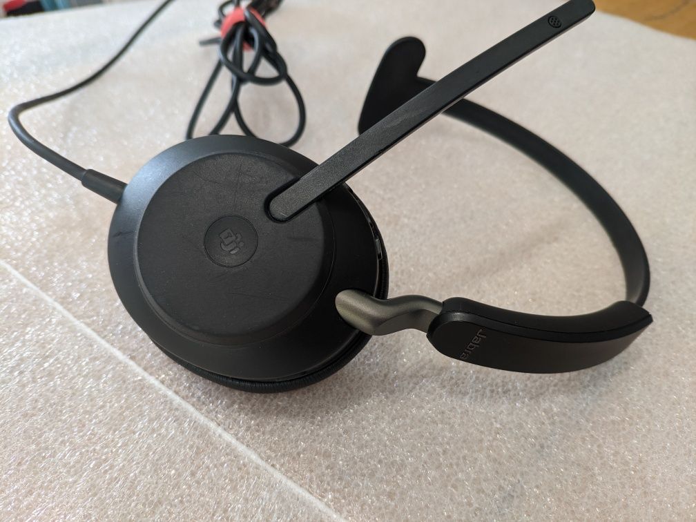 Якісна гарнітура Jabra моно навушник з мікрофоном Evolve2 40 USB Mono