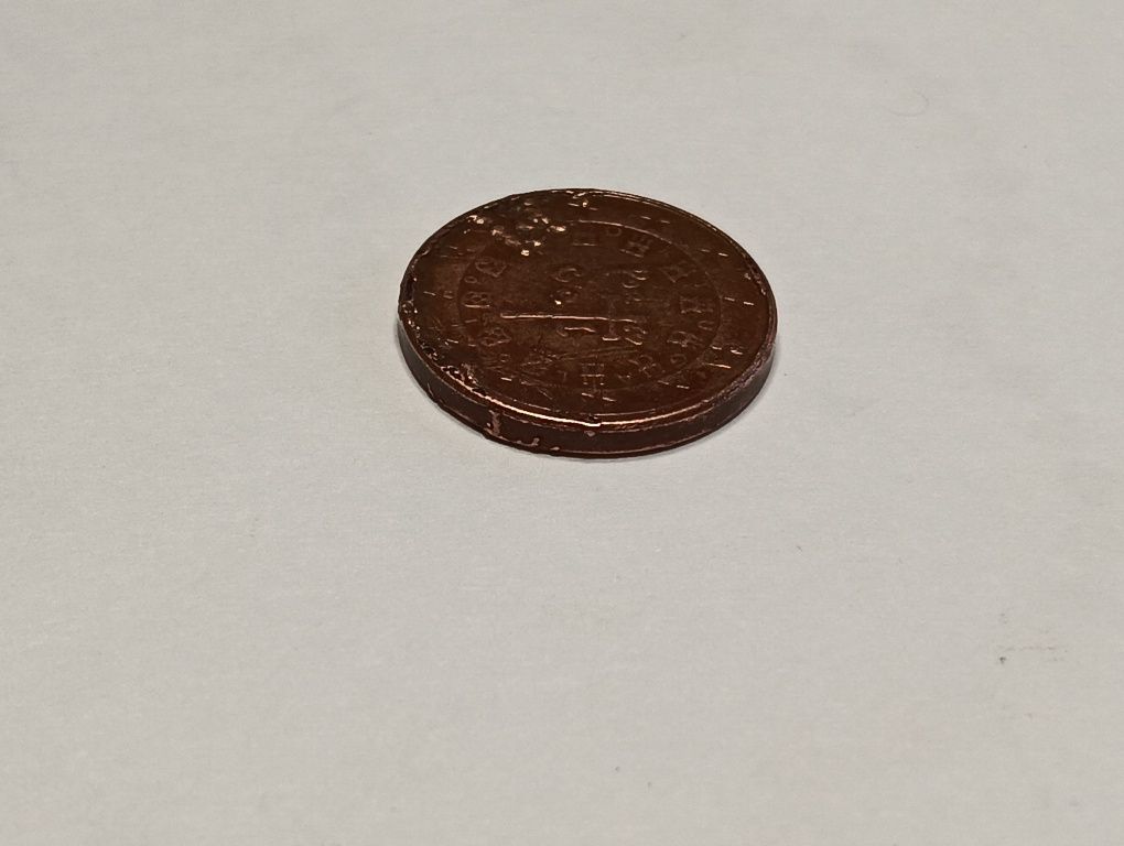 1 Cêntimo; Portugal; Km #740