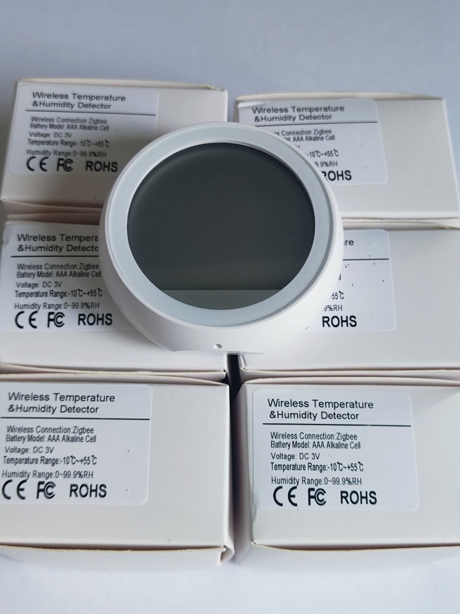 Zigbee czujnik temperatury i wilgotności LCD termometr higrometr Tuya