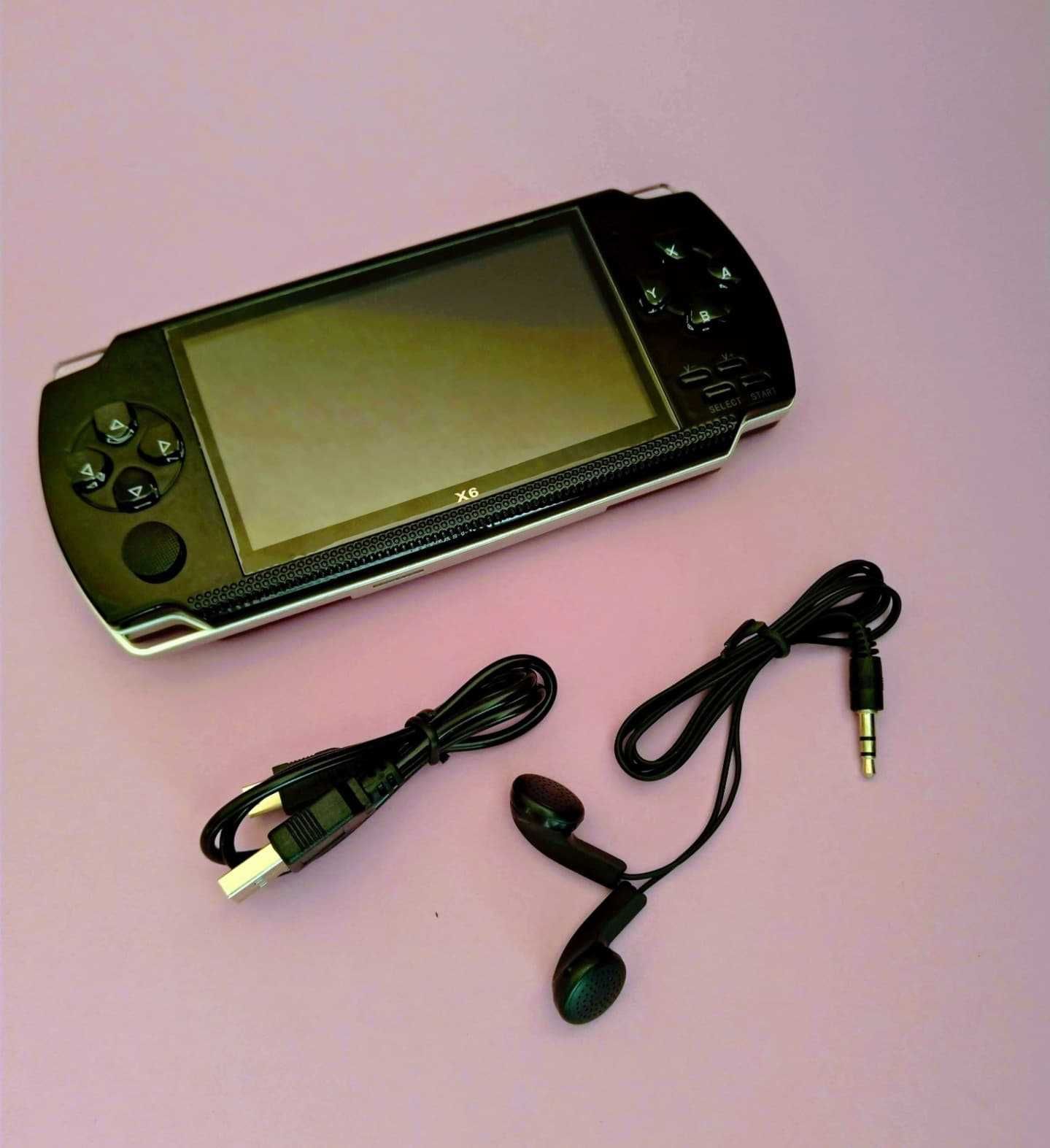Портативная игровая консоль приставка PSP X6 ПСП 8Gb 4. 3 тысячи игр