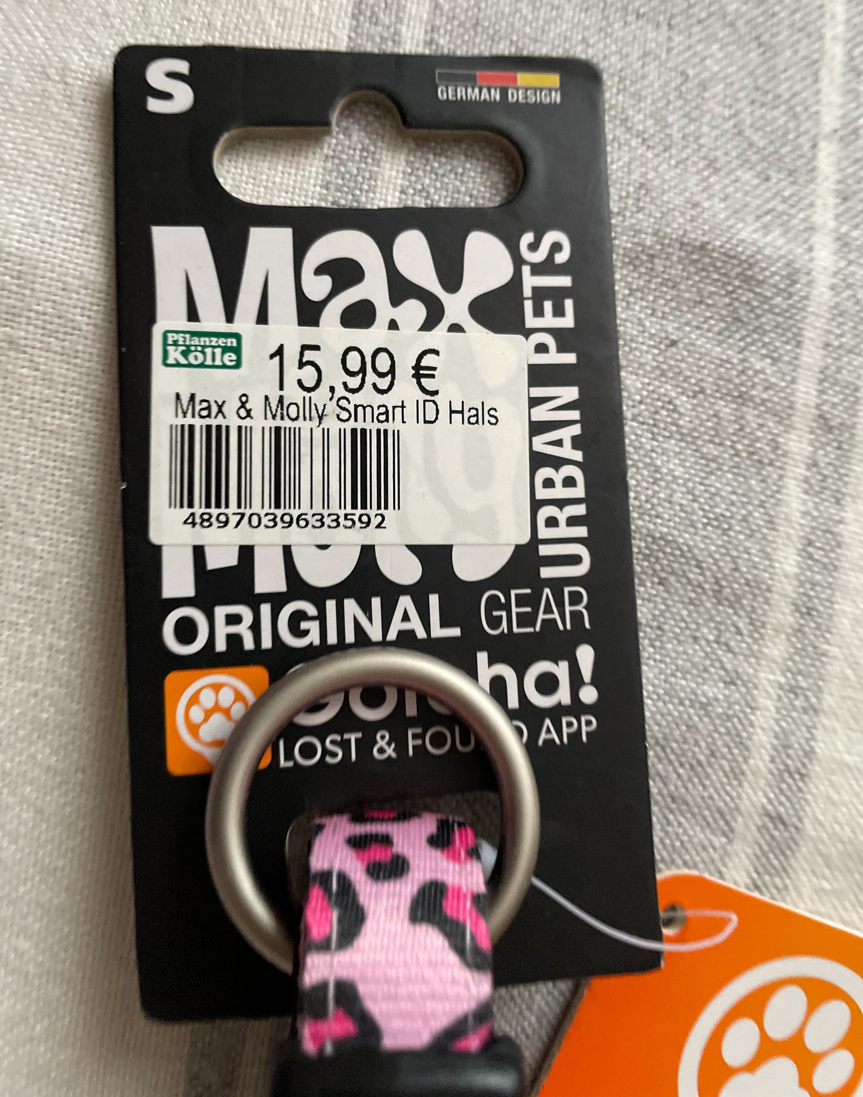 Max&Molly GOTCHA! Smart ID Leopard nowa obroża z zawieszką dla psa