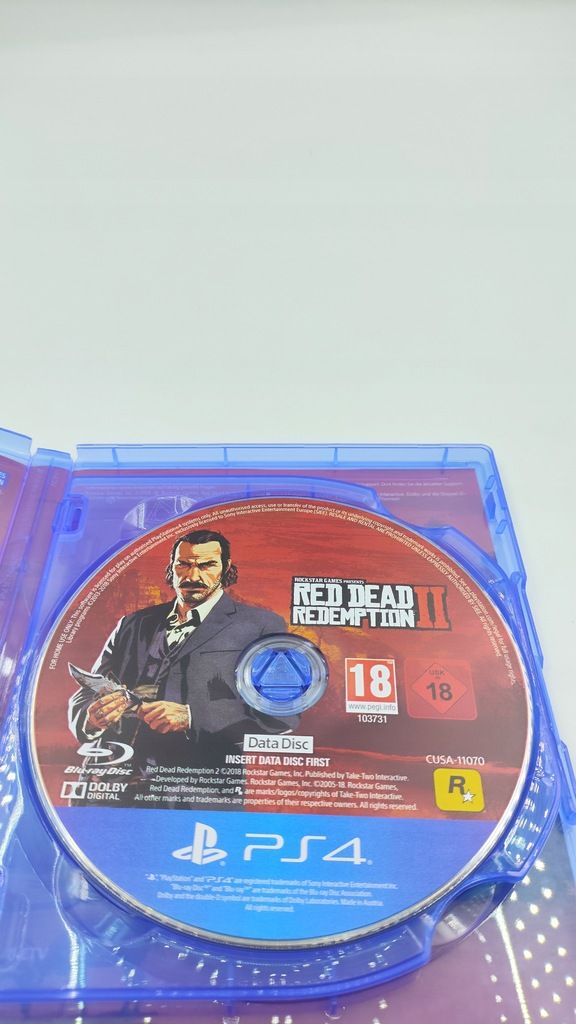 GRA Red Dead Redemption 2 gra gry w wersji standardowej na PS4płyta
