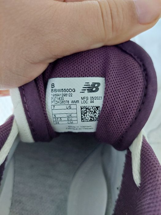 Ténis New Balance 550 Roxos