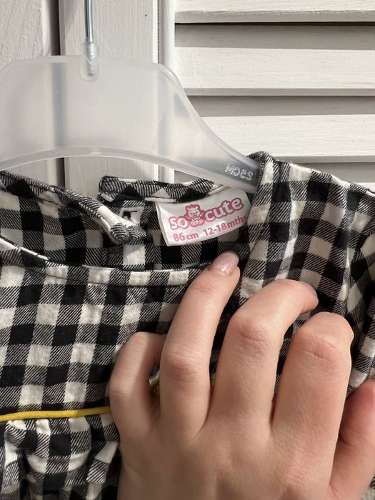 Koszula bluzka dziewczęca So cute r.86 falbanki kokarda święta