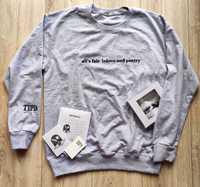 Szara bluza crew neck Taylor Swift TTPD Tortured poets department