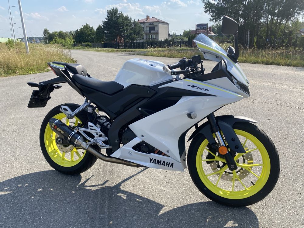 Yamaha yzf 125r 2019r ABS 9500km przebiegu, kat. A1, B, zadbana!