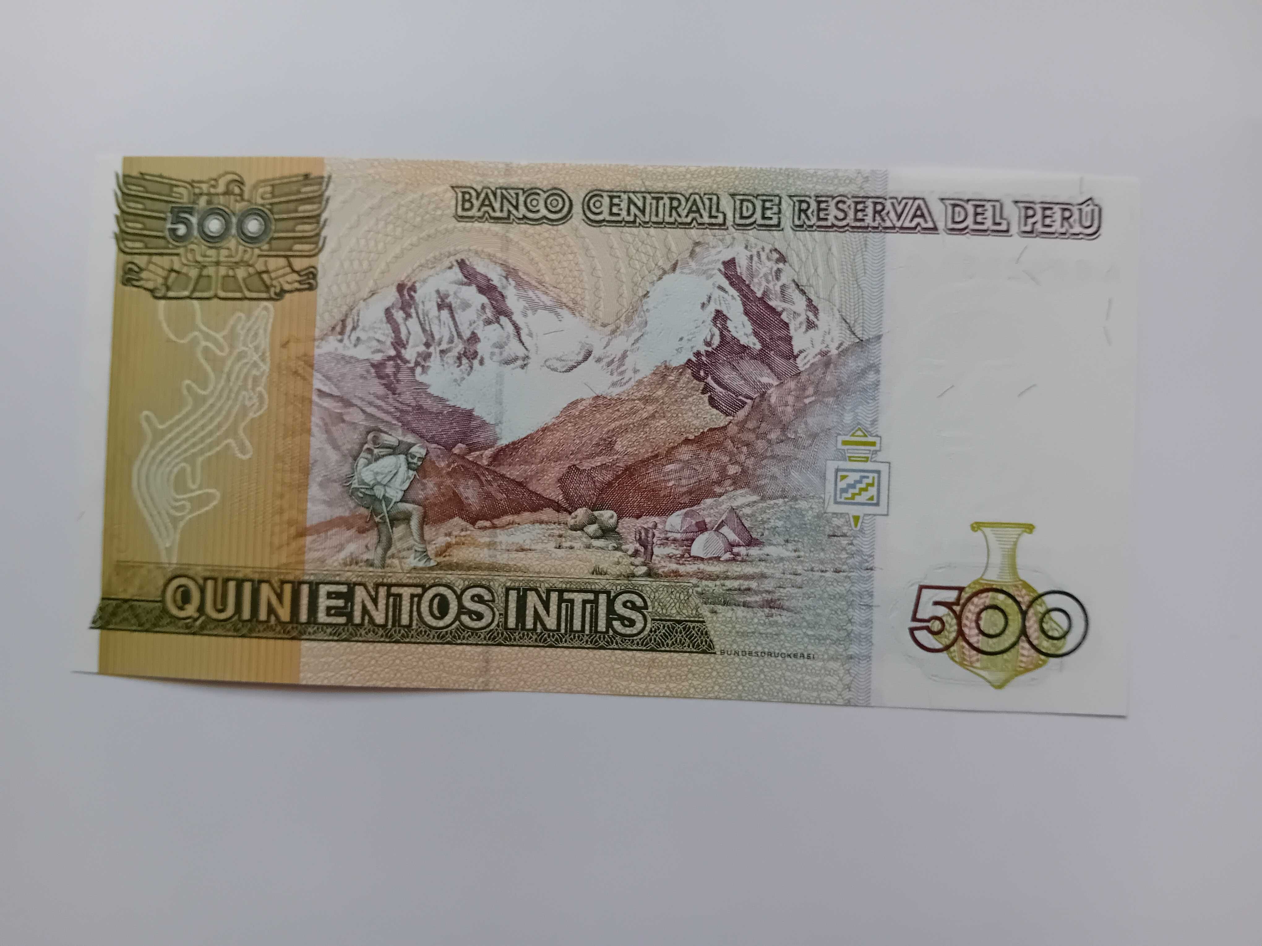 500 Intis 1987 r - Peru