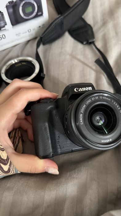 Canon m50 + адаптер m ef-rf