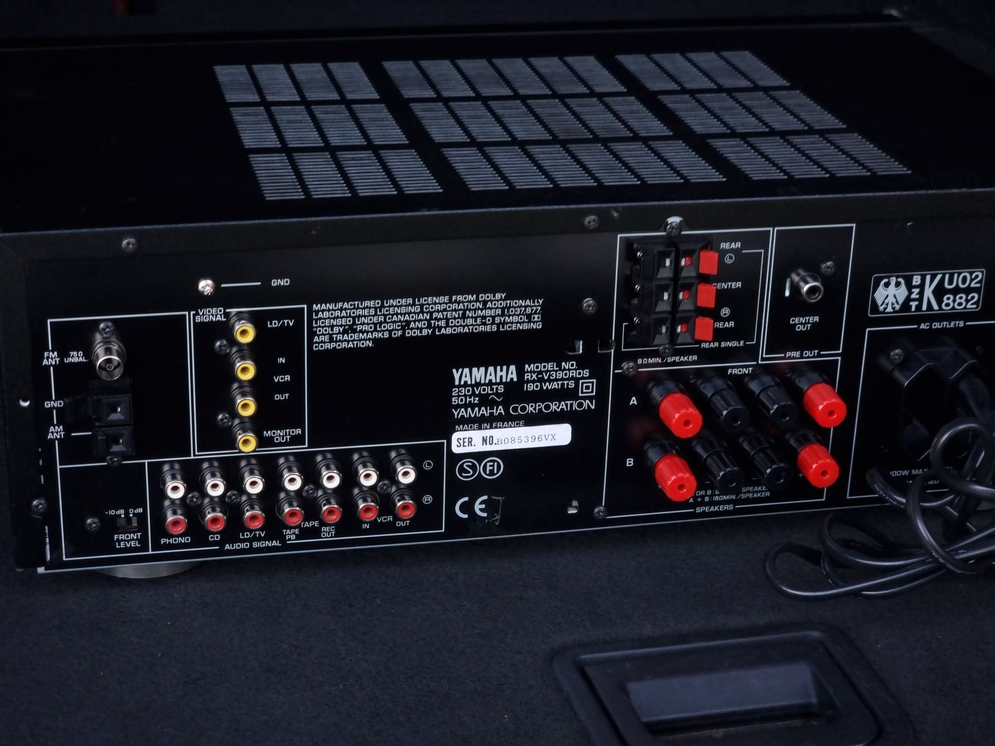 Amplituner Yamaha RX-V390RDS Stan BDB