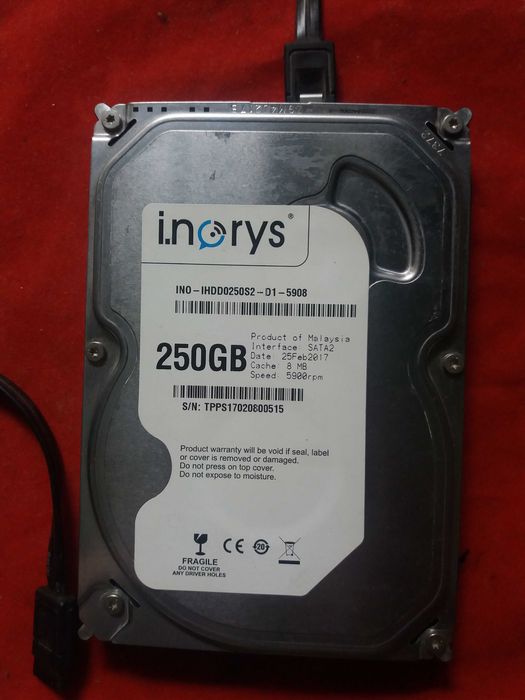 Жёсткий диск 250 Гб