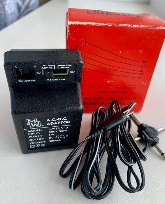 Блок живлення питания зарядка Адаптер 3/4.5/6/7.5/9/12 5W 300mA