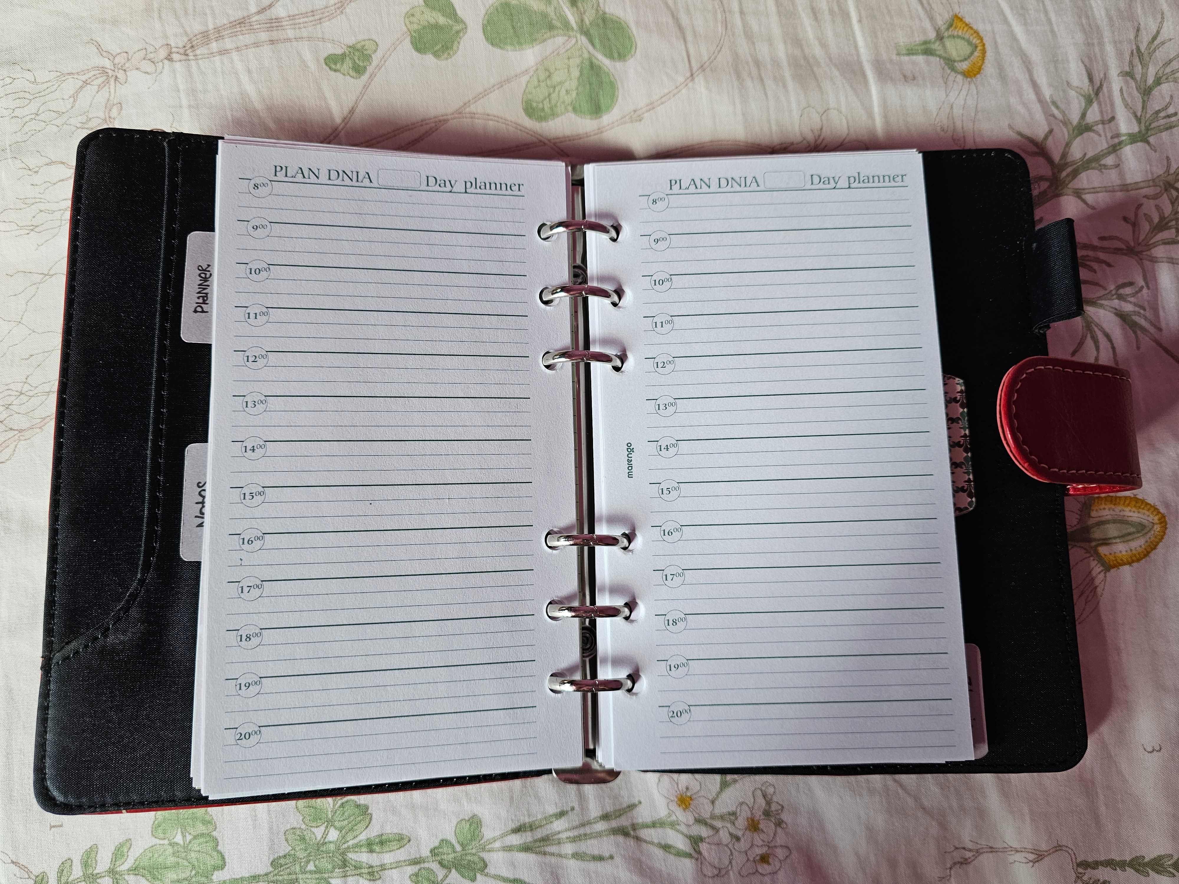 Planer organizer a6 segregator planner planowanie